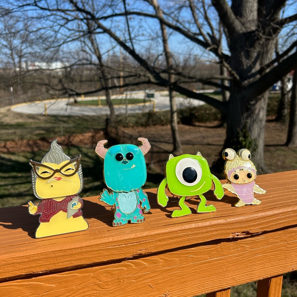 Monsters Inc Jumbo Funko Pins